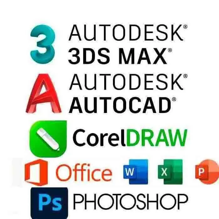 Установка Autocad 3D Max  Photoshop CorelDraw