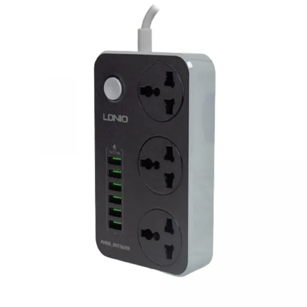 Сетевой фильтр LDNIO SC3604 3 розетки 6xUSB 2m 2