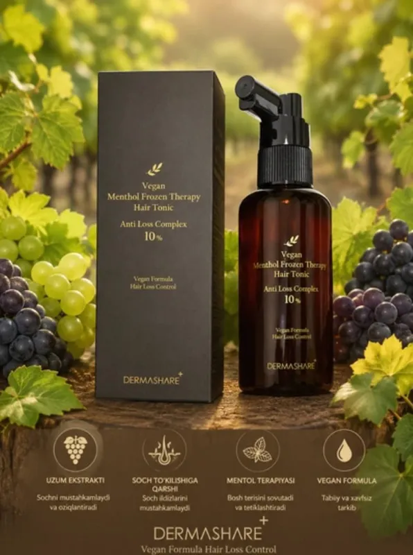 Dermashare Vegan Menthol Frozen Therapy Hair Tonic