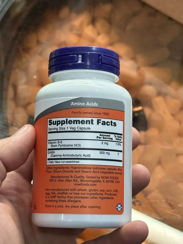 Now Gaba 500 mg 100 kapsula 2 Now Gaba 500 mg 100 kapsula 2