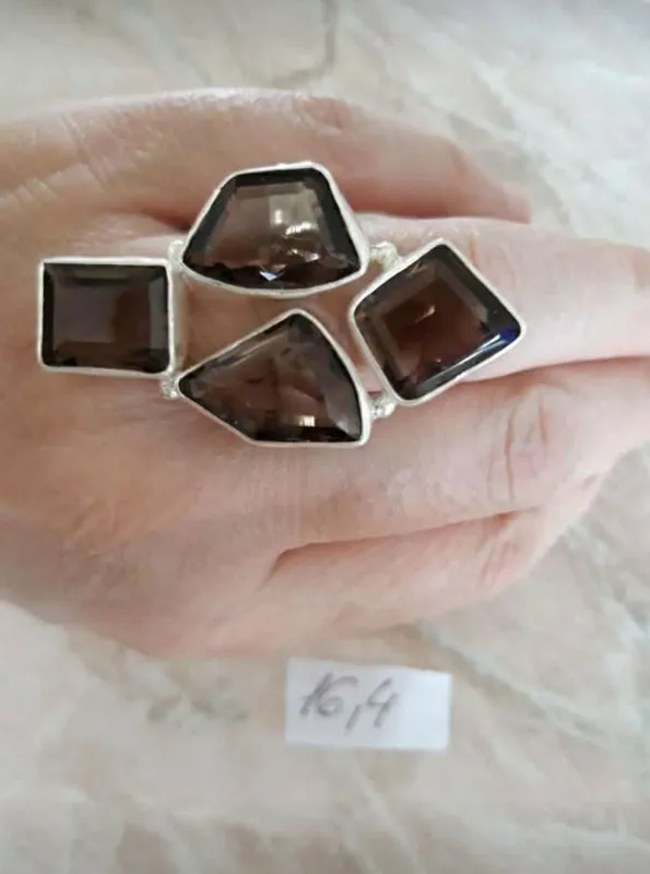 кольца серебро925 пр. с нат. топазами из Тайланда — фото 1