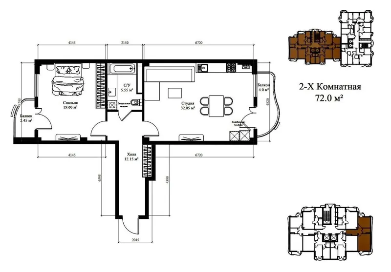 5 xonali kvartira, 150 m2, Mirobod 4