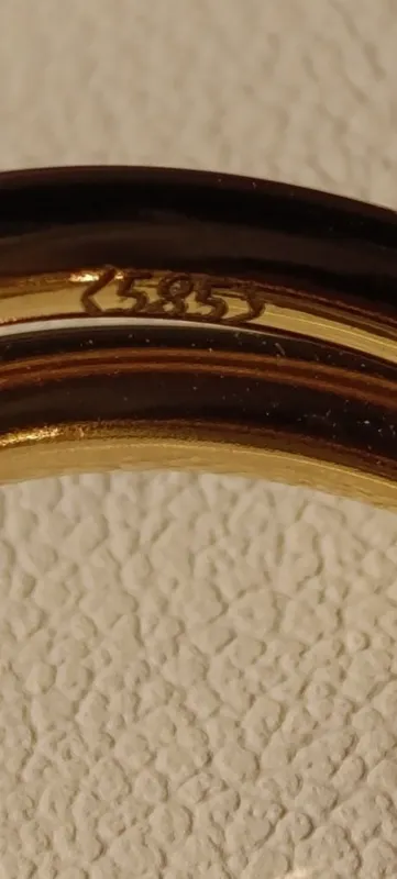 Золотое кольцо CARTIER гвоздь,Турецкая изделия, проба585 вес 3,49 гр — фото 3