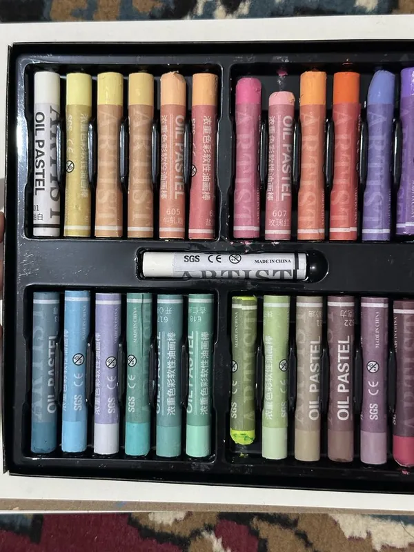 Масляная пастель Soft oil pastels мелки разноцветные — фото 3