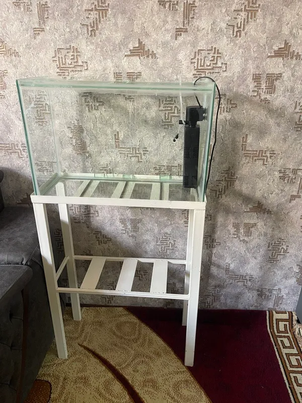 Akvarium, filtr va tagida podstafkasi xam bor. 4 Akvarium, filtr va tagida podstafkasi xam bor. 4