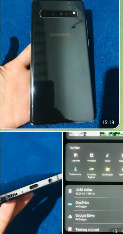 Nomi S 10 5g Xotira 256 Feys id bor Ekranda atp bor Obmen faqat ip