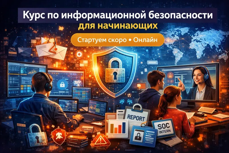 Онлайн-курс по информационной безопасности для начинающих Онлайн-курс по информационной безопасности для начинающих