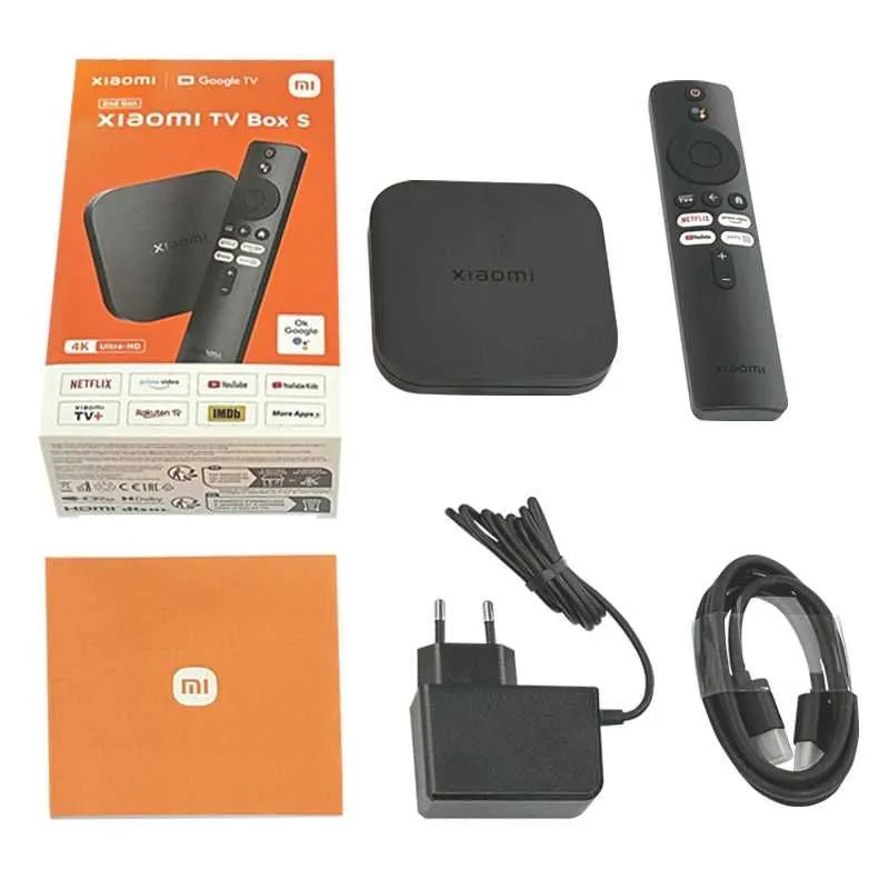 Xiaomi Mi Box S 4K 2-avlod aqlli TV pristavkasi, 100% original 4 Xiaomi Mi Box S 4K 2-avlod aqlli TV pristavkasi, 100% original 4