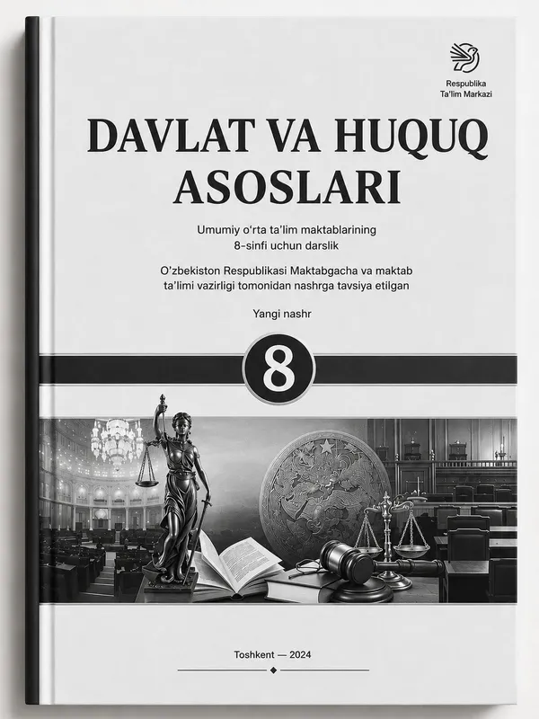 davlat huquq asoslari 8-sinf abuterntlar uchun