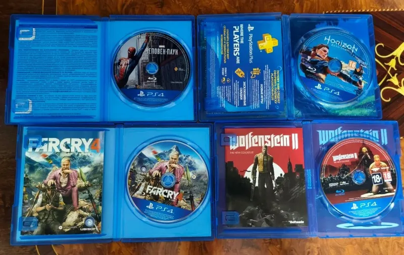 PS4 диски новые, для PS4 и PS5 4 PS4 диски новые, для PS4 и PS5 4