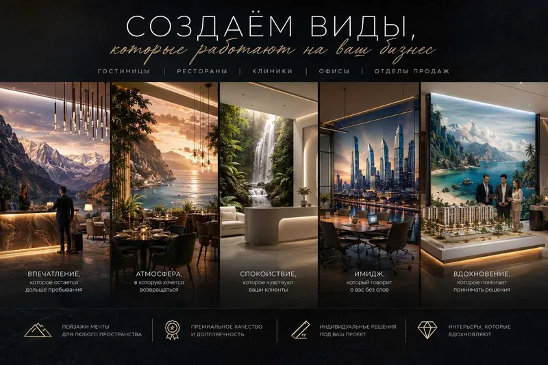 Авторские фотообои для интерьеров премиум-класса. Авторские фотообои для интерьеров премиум-класса.