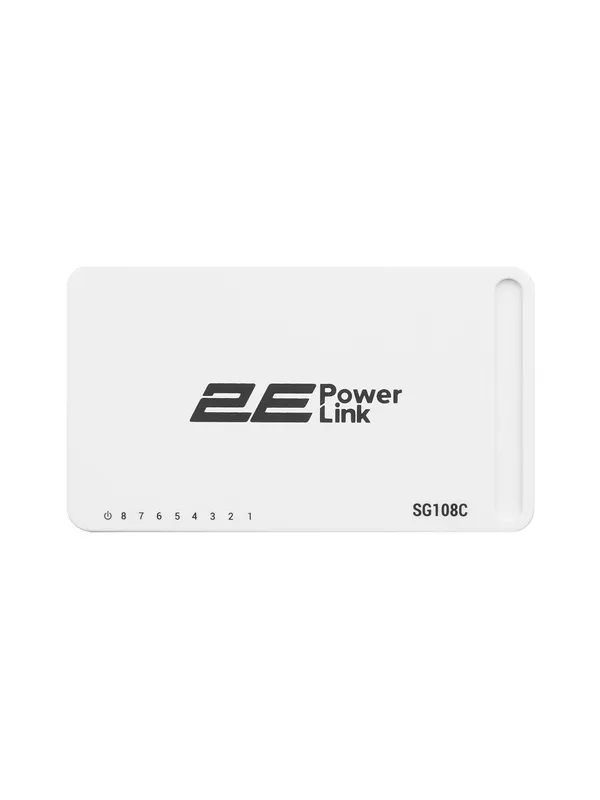 Коммутатор 2E PowerLink SG108C, 8 портов, Plug & Play, белый — фото 7