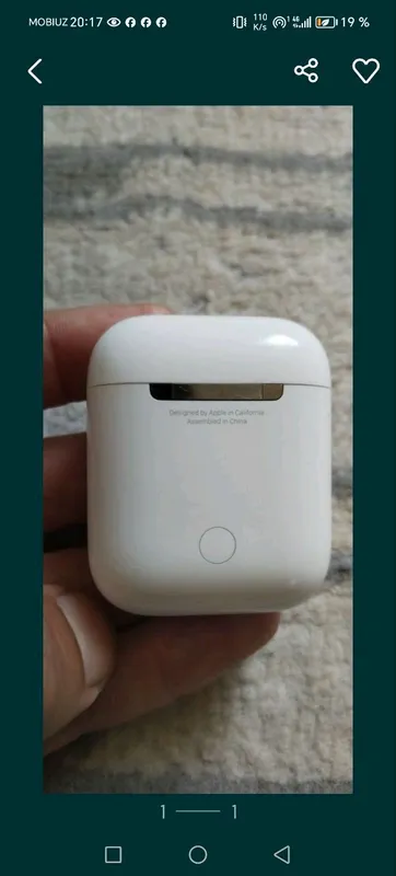 Apple AirPods 2.1/2.2 qutisi