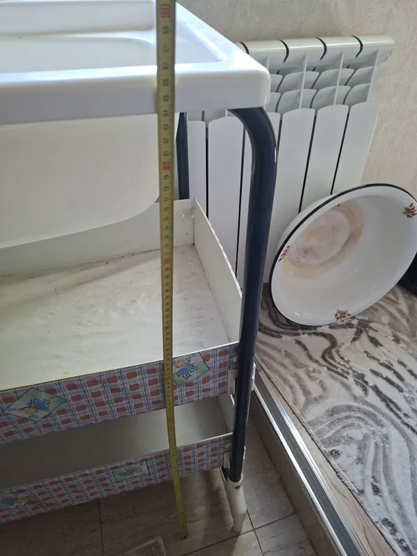 Детская ванночка на подставке с полками 5 Детская ванночка на подставке с полками 5