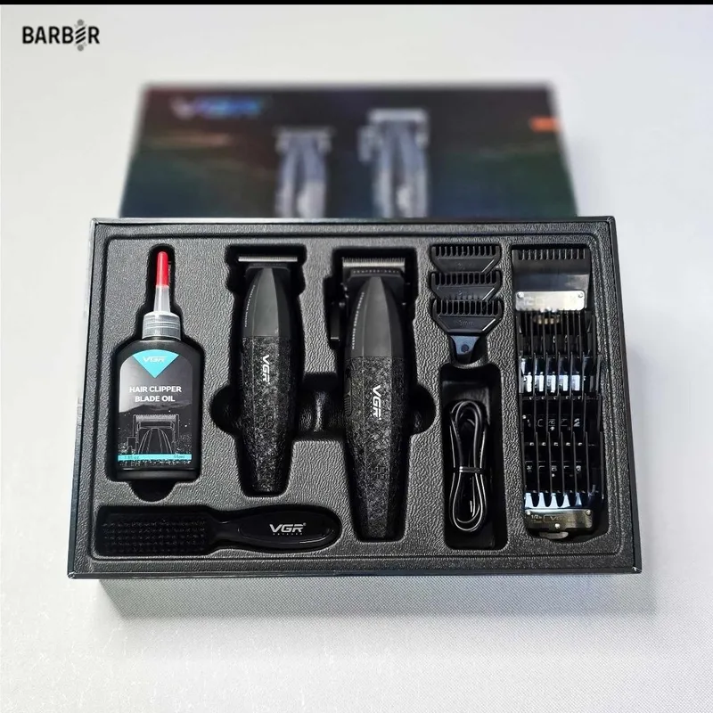 VGR V - 640. Sartaroshlar uchun professional Clipper va trimmer — фото 2