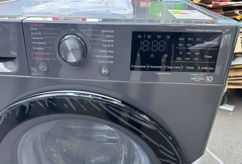 Стиральная машина LG 7 кг F2V3HS6J AI DD Inverter Steam — фото 3