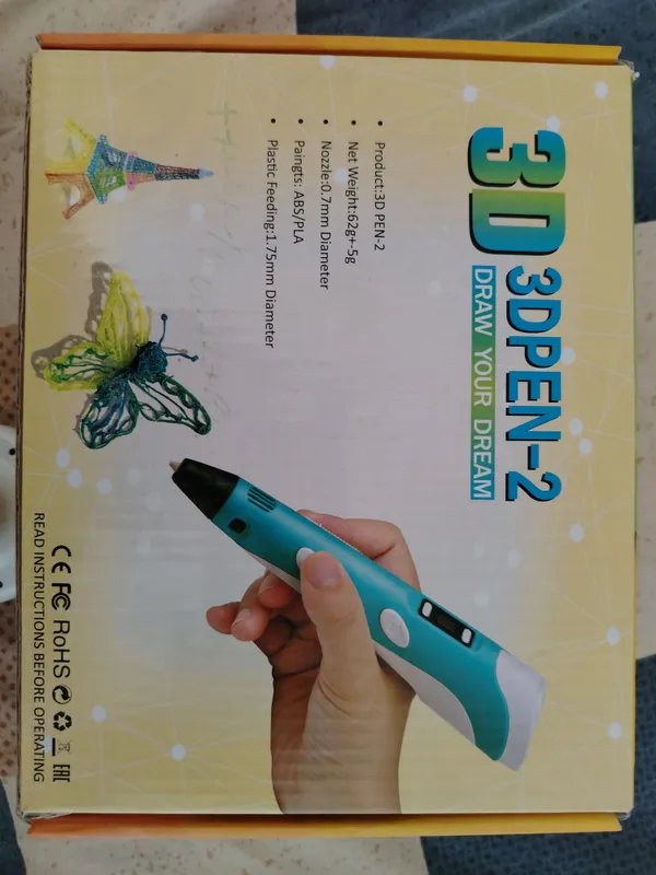 Plastk sterjenlar toplamiga ega 3Dprinter ruchkasi