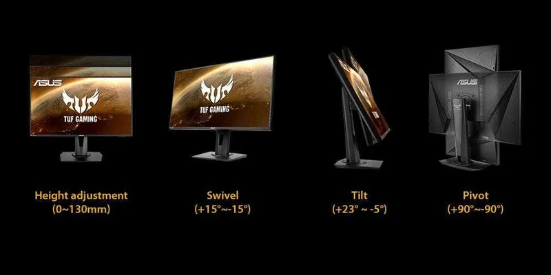 ASUS TUF Gaming VG279Q игровой монитор 27 дюймов 144 Гц monitor — фото 5