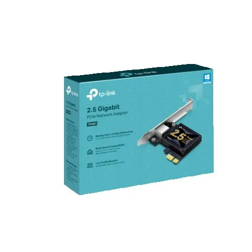 TP-Link TX201 PCI Express tarmoq adapteri 2,5 Gbit/s 1 TP-Link TX201 PCI Express tarmoq adapteri 2,5 Gbit/s 1