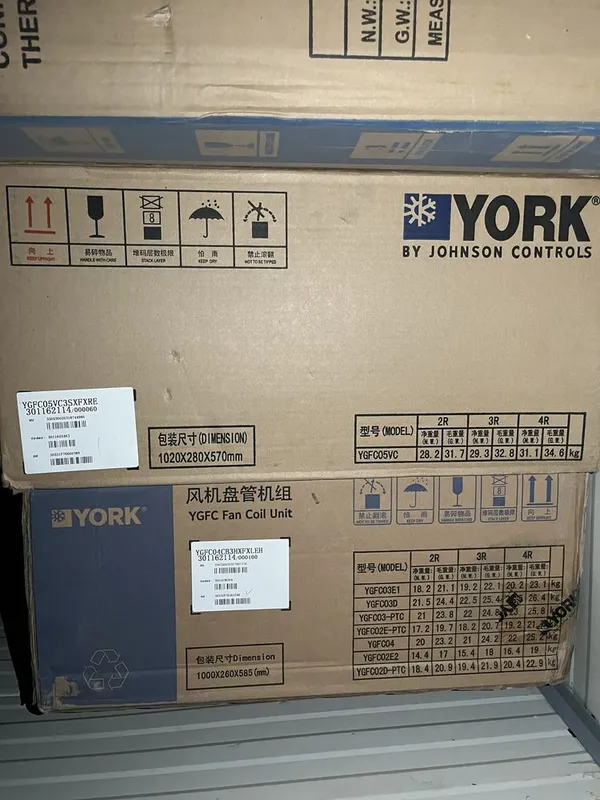 Фанкойл York канальные новые 1 Фанкойл York канальные новые 1