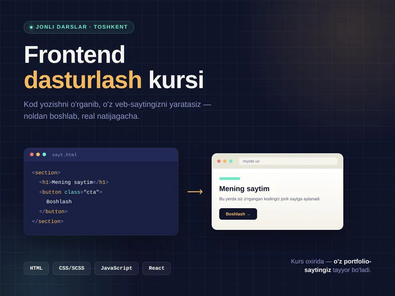 Курс фронтенд-разработки: HTML, CSS, JS, React Курс фронтенд-разработки: HTML, CSS, JS, React