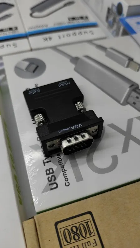 Конвертер 1×2 vga to hdmi и vga — фото 4