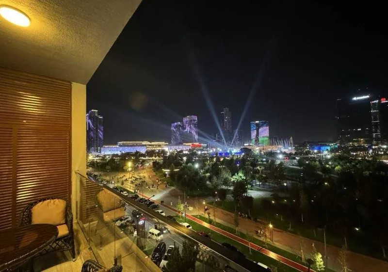 СРОЧНО АРЕНДА 3ком квартира ЖК Gardens residence вид на Ташкент сити