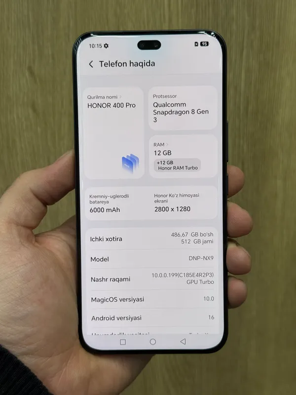 Honor 400 Pro 12/512 ГБ — полный комплект 5 Honor 400 Pro 12/512 ГБ — полный комплект 5