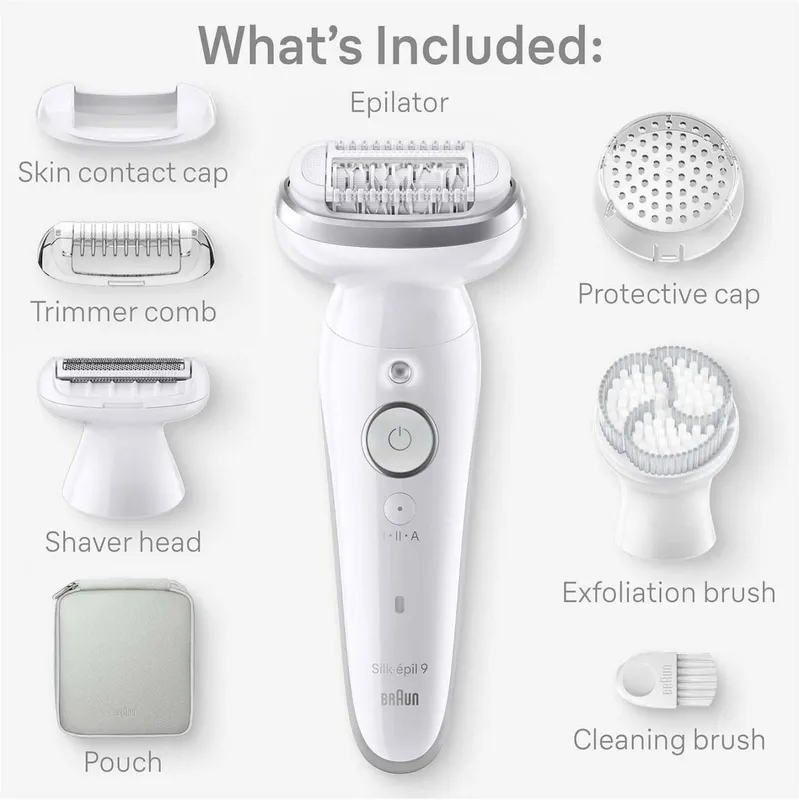 Эпилятор BRAUN Silk-Épil 9 9-061 для влажного и сухого использования — фото 2