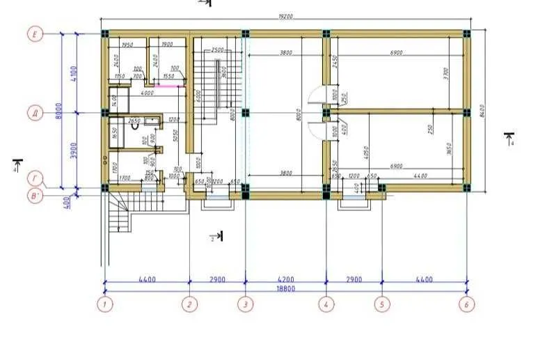 (Добрый) махалла Амир Темур, 4 сот, 450 м², 3 уровня, 7 комнат, Новый — фото 6