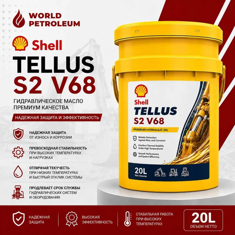 Гидравлические масла Shell Tellus S2,S3,S4 4 Гидравлические масла Shell Tellus S2,S3,S4 4