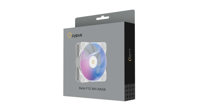 \ Вентилятор для корпуса Ocypus Beta F12 WH ARGB 2