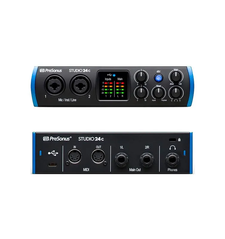 Presonus studio 24c абсолютно новая звуковая карта