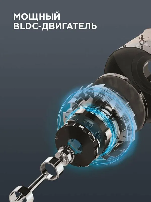 Пылесос вертикальный беспроводной REDMOND RV-UR370, 2 в 1: для дома — фото 4