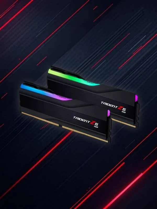 G.Skill Trident Z5 RGB Black 64GB DDR5 (2x32GB) 6400MHz CL32 Intel XMP — фото 1