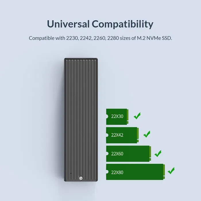 Case M.2 SSD NVMe ORICO M2PV-C3 Кейс 10Gbps Type-C 5