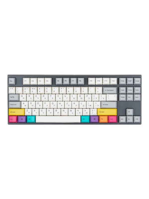 Механическая клавиатура Varmilo MA87M V2 "CMYK" (EC Rose V2, RU) — фото 1