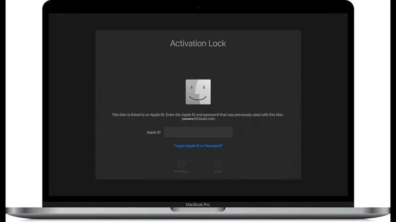 blokka tushgan! Macbook Pro M1 iCloud zapchast