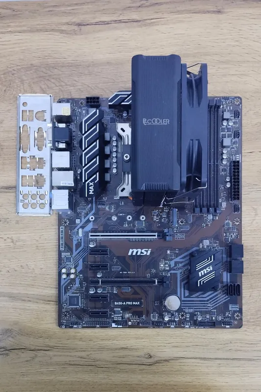 MSI B450-A Pro Max + Ryzen 5 2600X + кулер 2 MSI B450-A Pro Max + Ryzen 5 2600X + кулер 2
