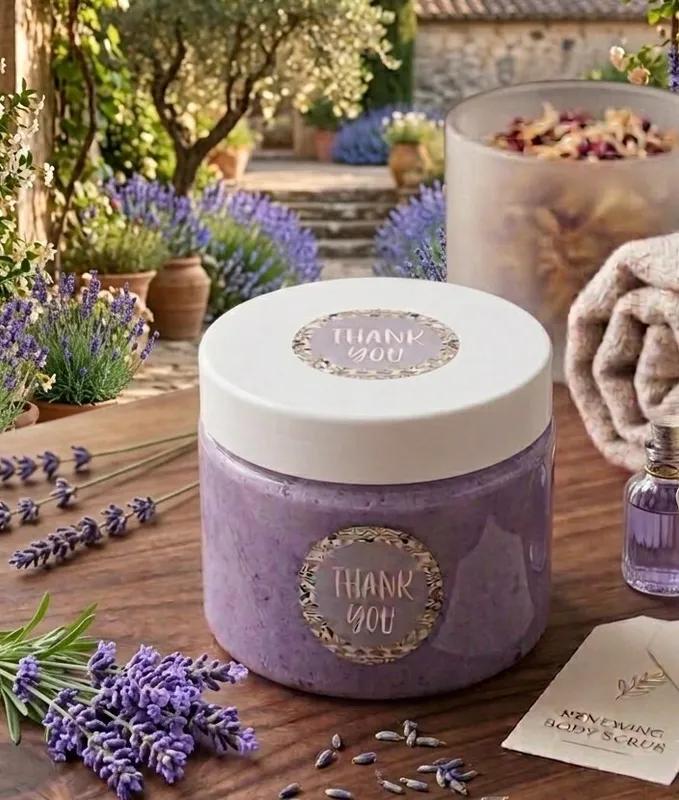 Tana uchun shakarli skrab «Lavanda» Tana uchun shakarli skrab «Lavanda»