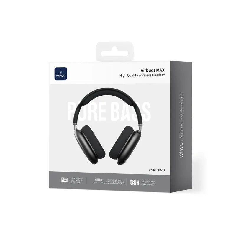 Airpods Max uslubidagi Wiwu quloqchinlari, 58 soat ishlash 2 Airpods Max uslubidagi Wiwu quloqchinlari, 58 soat ishlash 2
