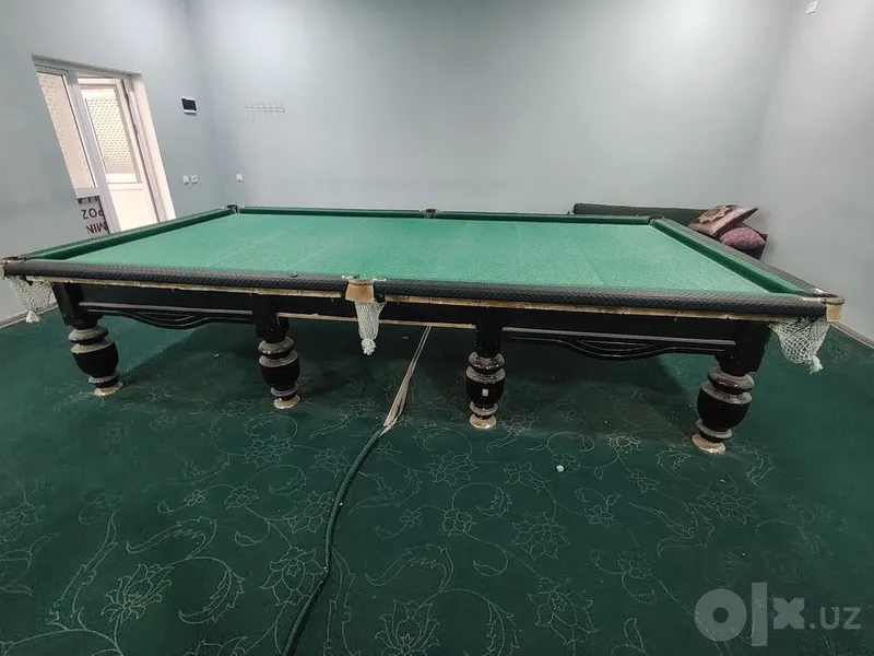 Бильярд сотилади 2 дона 5та кий 2та табло 32 дона арамид шар бор. 2 Бильярд сотилади 2 дона 5та кий 2та табло 32 дона арамид шар бор. 2