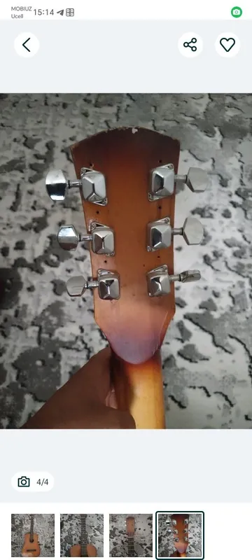 Gitara sotiladi chalishga tayyor arzon 600 ming