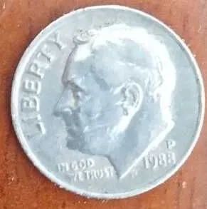 Продам монету на один дайм 1988 года США
