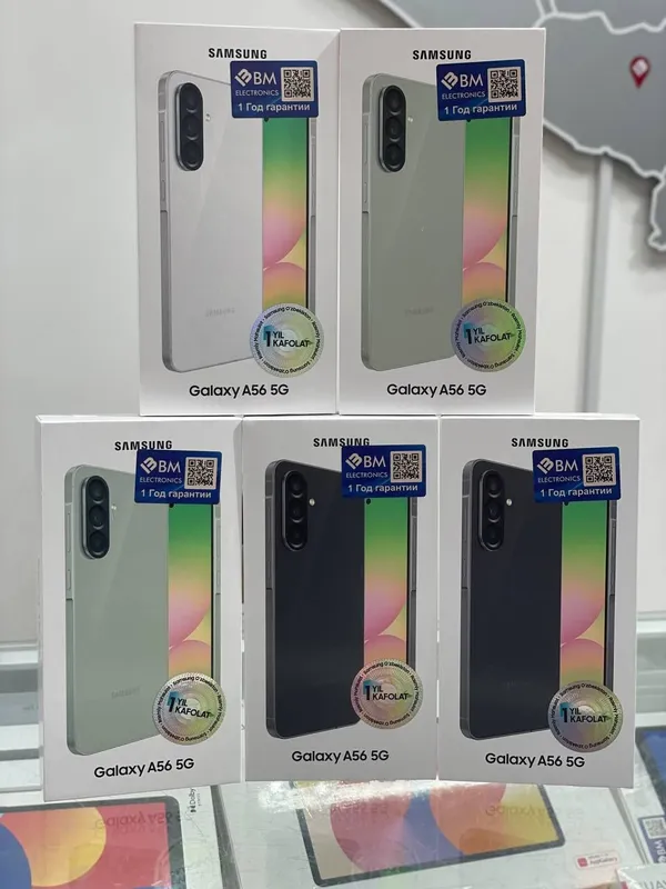 Samsung Galaxy A56 5G – tezkor va quvvatli Samsung Galaxy A56 5G – tezkor va quvvatli
