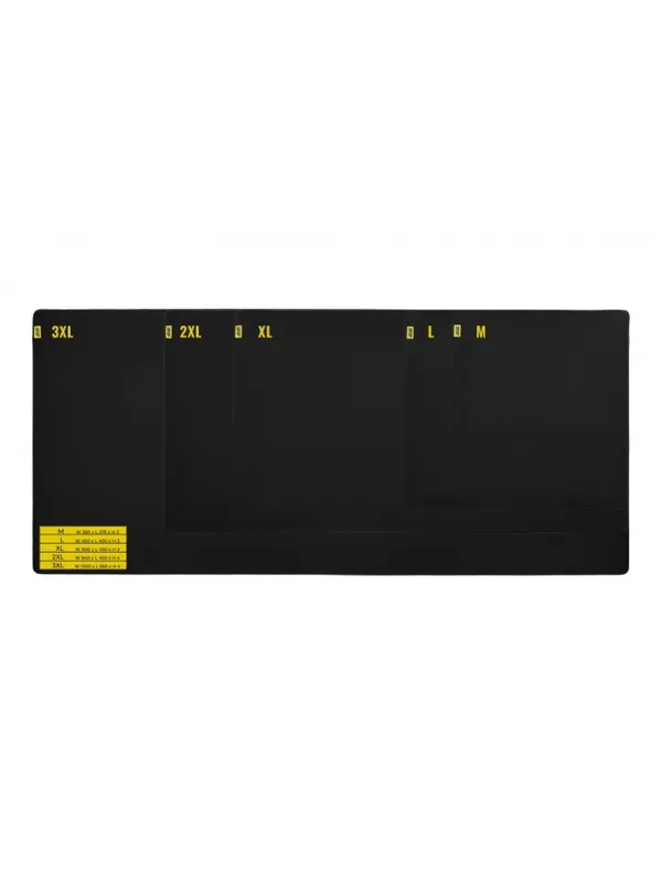 Коврик для мыши и клавиатуры, прорезиненный 2E GAMING PRO Control, L (450x400x3мм), чёрный — фото 2
