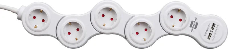 Удлинитель Brennenstuhl Vario Power с функцией зарядки через USB — фото 1