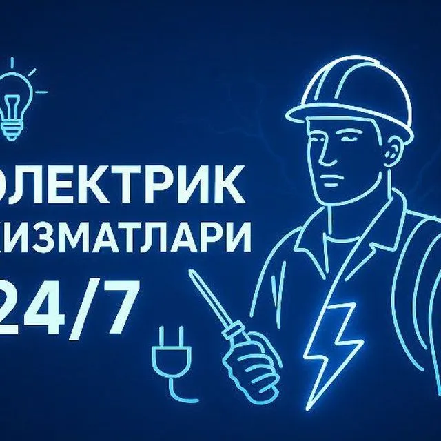 Elektik xizmati Barcha turddagi elektriklik xizmatini yuritamiz