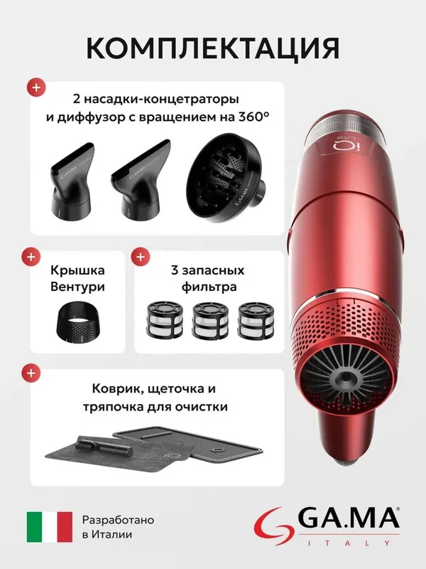 Профессиональный фен GaMa IQ Lite Max 7 Профессиональный фен GaMa IQ Lite Max 7