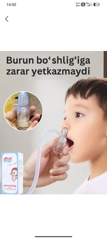 Nasal aspirator , yosh bolalar uchun .Асператор детский — фото 4